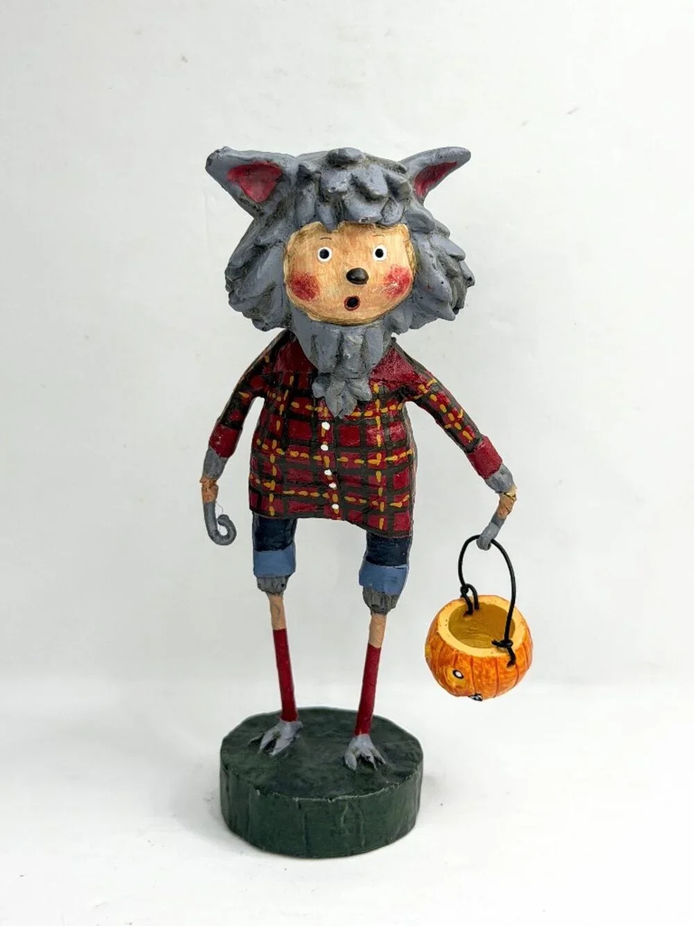 Vintage Lori Mitchell Wolfie Williams Halloween Werewolf Figurine ESC XN100